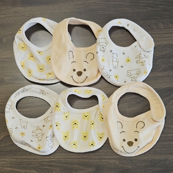 Disney Baby Winnie the Pooh Bib Set (6 pcs) - Picture 1 of 7